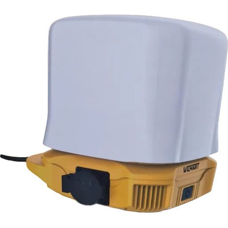 Baulampe 360°, 10.000 Lumen, 85 W, 1 Steckdose mit 5 m Kabel