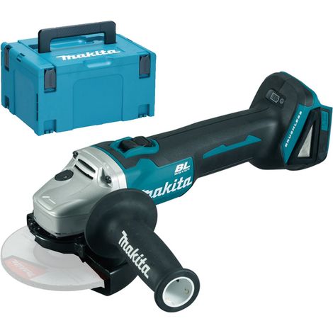 Makita DGA 504 ZJ Akku Winkelschleifer 18V 125mm Brushless Solo + Makpac - ohne Akku, ohne Ladegerät (1/5)