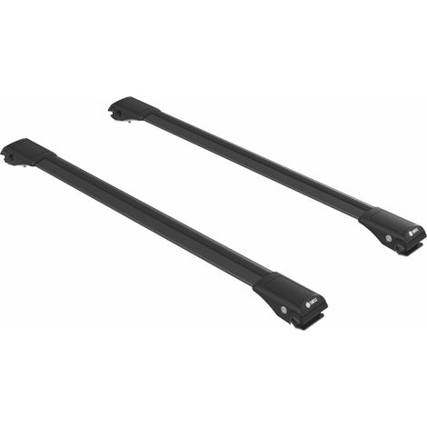 TURTLE kompatibel mit Geely Emgrand X7 2014-2022 Dachträger Shark Schwarz (1/3)