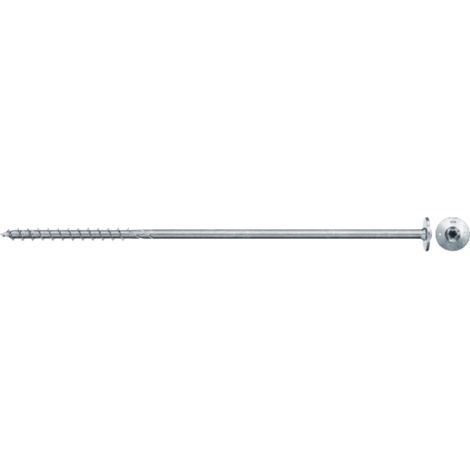 Vis à bois fischer PowerFast II 10,0x340 à tête plate TX TG acier galavanisé, passivée bleu 50 pièces (1/5)