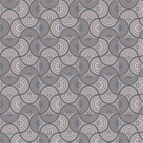 Retro wallpaper wall Profhome 390614 non-woven wallpaper smooth with geometric shapes matt grey anthracite taupe cream 5,33 m2 (1/5)