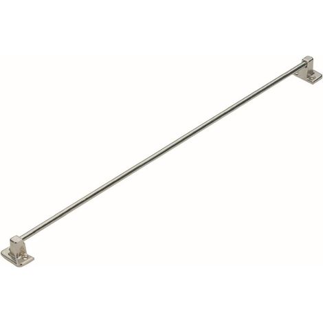Hettich Krawattenhalter 400 mm zum Anschrauben Stahl, vernickelt, 1 Stück Möbelbeschläge
