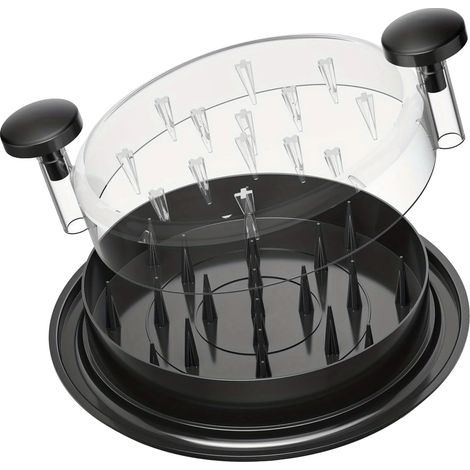 Sminuzza pollo, base antiscivolo, facile da pulire, trasparente (1/2)