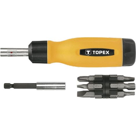 Schraubendreherbits mit Halter, 14er-Set