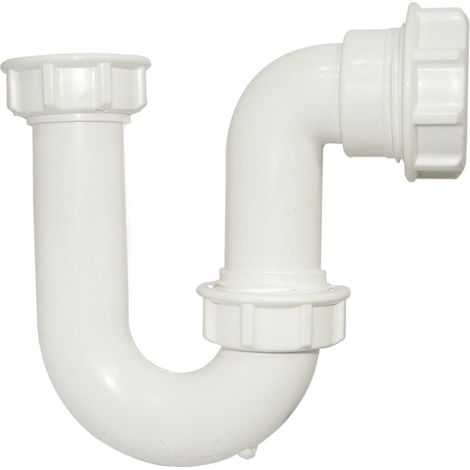 Durable 38mm P Trap Pipe - Polypropylene Plumbing Connector