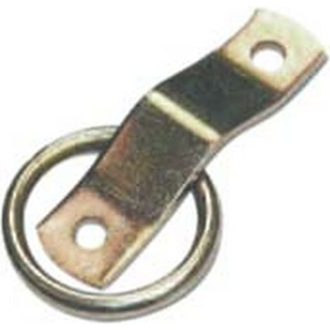 50PZ CAVALLOTTO SEMPLICE CON ANELLO SALDATO ACCIAIO ZINCATO - mm.80x20x3