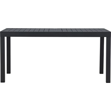 Capo Gartentisch mit Auszug 160/240 cm schwarz.