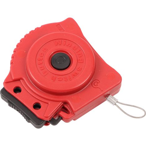Câble de consignation/déconsignation en acier inoxydable de 2 mm, verrou de câble rétractable automatique pour dispositifs industriels