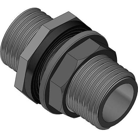 RACCORDO DIRITTO NYLON P/CASSONI FILETTATO  1 Q.TA 10
