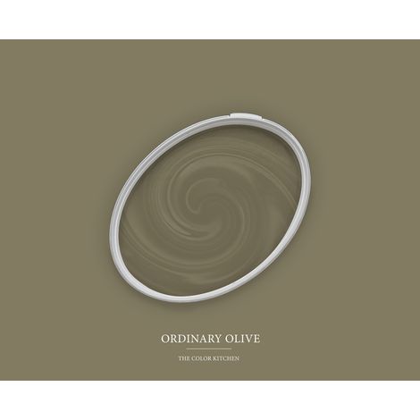 Peinture vert olive mat moderne et résistante Peinture facile à appliquer Peinture The Color Kitchen TCK4013 2,5L