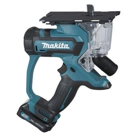 Découpeuse 12V pour plaques de plâtre 2x2Ah Makita SD100DSAJ