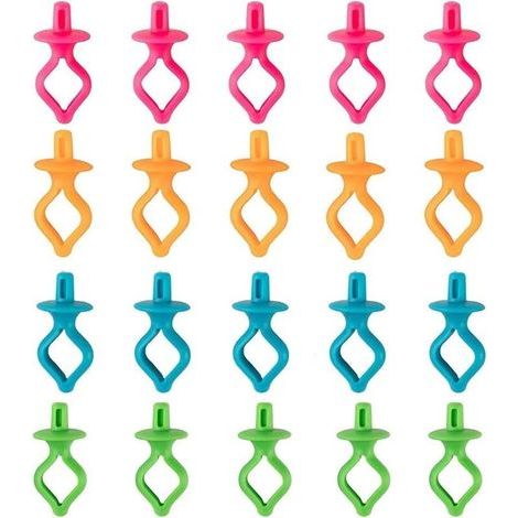 Porta-rocchetti, confezione da 20, per macchina da cucire, colore casuale (1/4)