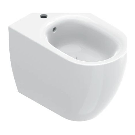 Bidet Sfera Filomuro 55x35 cm Monoforo Bianco Lucido Ceramica (1/3)
