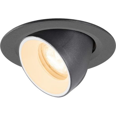 Spot encastré Numinos Gimble XS noir/blanc 2700K - 55 deg - 1010033