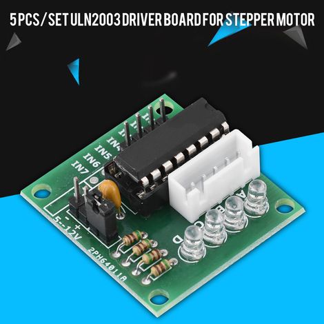 5 Stück/Set ULN2003 Treiberplatine Schrittmodul für 4-Phasen-Schrittmotor (1/5)