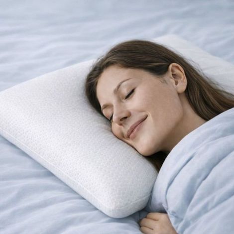 Oreiller - Inphysio - ClimaConfort ICE - Mémoire de Forme - Gel Rafraîchissant - Ergonomique
