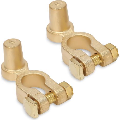 1 Paire Borne Positive et Négative de Batterie Protéger L'alimentation électrique Connecteur de Borne de Batterie SAE vers JIS Borne Positive/Négative pour Batterie Automobile (1/5)