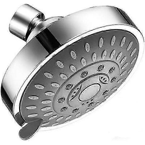 Pommeau de douche haute pression avec 5 jets réglables et rotule pivotante (1/5)