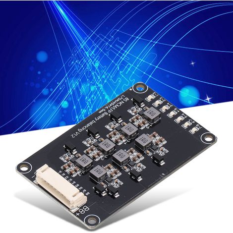 Carte de transfert d'énergie d'égalisation active pour batterie lithium-ion avec 7 à 11 inductances en série pour module d'égalisation à courant élevé de 1,2 A (8S) (1/5)