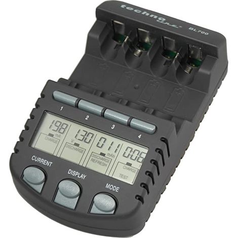 techno-line BC-700 cargador microprocesador pilas AA AAA