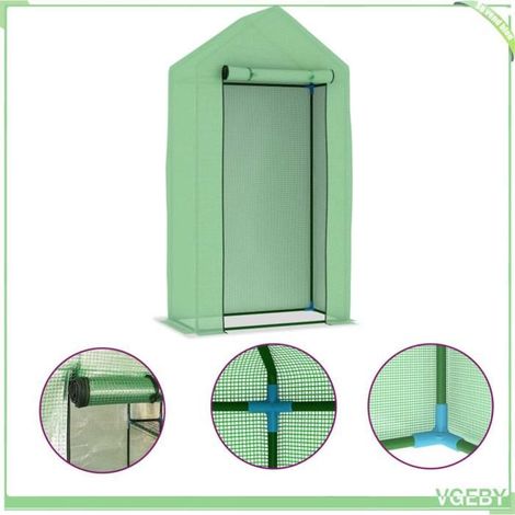 Serre - FAFEICY - 48168 - 100x50x190 cm - 0,5 m² - Tissu PE 170 g/m² (1/5)
