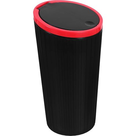 Poubelle de Voiture Compacte avec Couvercle Étanche Petite Poubelle (1/5)