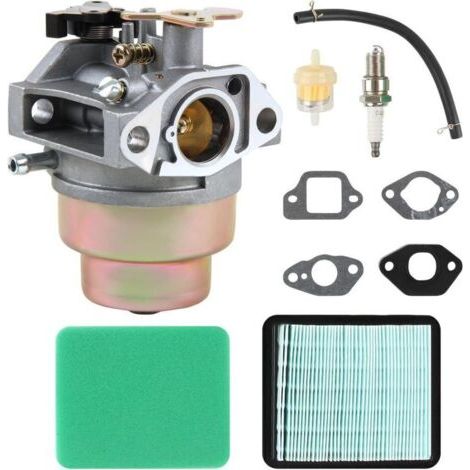 Carburateur pour Honda GCV160 GCV135 GC160 GC135 GCV160-OHC Moteur et Tondeuse, JRISBO Accessoires Carbu GCV 160 Tondeuse à Gazon Kit Carburateur avec Joint, Bougie, Filtre à Air (1/4)