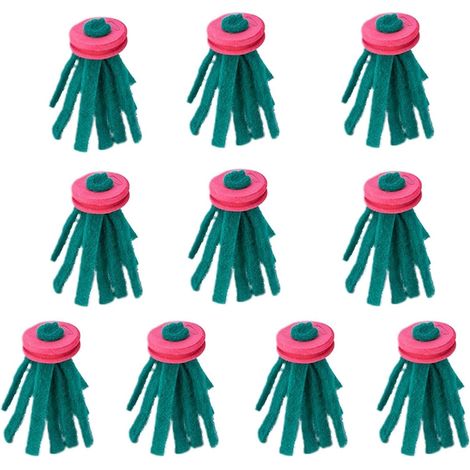 Mop de Ponte pour Aquarium 10 pièces collecteur à œufs flottant décoratif Mops de frai reproduction pour poissons - Pour Betta Eau Douce Alimentation Cachette Repos Maison Aquatique Sous (1/5)