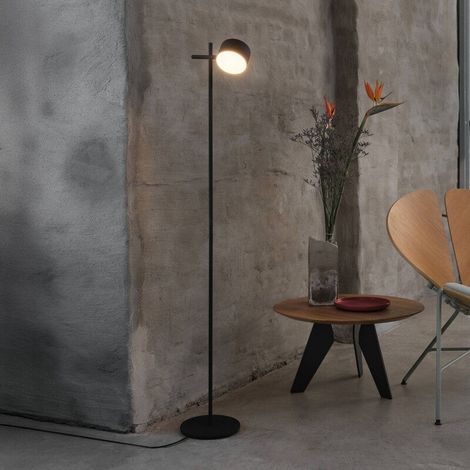 [GEBRAUCHT] B-Ware OSRAM LED Floor Lamp Decor Kyoto, Aluminium, Black, Dimmable (1/2)