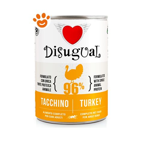 Disugual Dog Puppy Tacchino - Lattina 400 Gr -