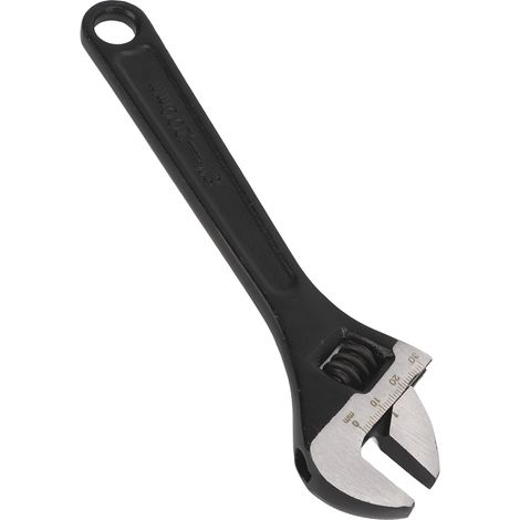 Clé à molette réglable en acier 45, moletage large, trou de suspension, usage professionnel et domestique, 8 pouces/205mm (1/5)