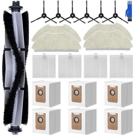 Accessori per l'aspirapolvere robot Airrobo T20+: kit di ricambi, sacchetti per la polvere, panni per la pulizia, filtri HEPA. (1/2)