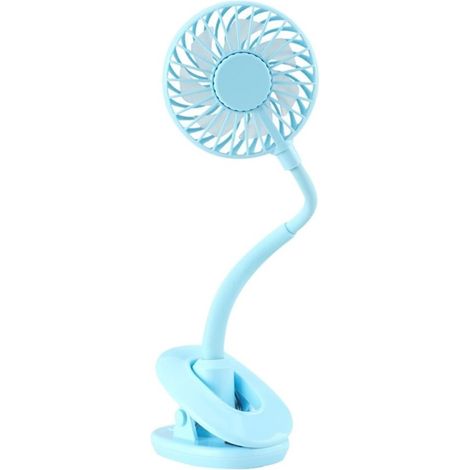 Ventilateurs Portatifs Rechargeables Ventilateur À Pince Réglable, Bras Flexible, Rechargeable Par USB, Petit Ventilateur Électrique D'aromathérapie For Les Voyages En Plein Air Portable, Plusieurs Fa (1/5)