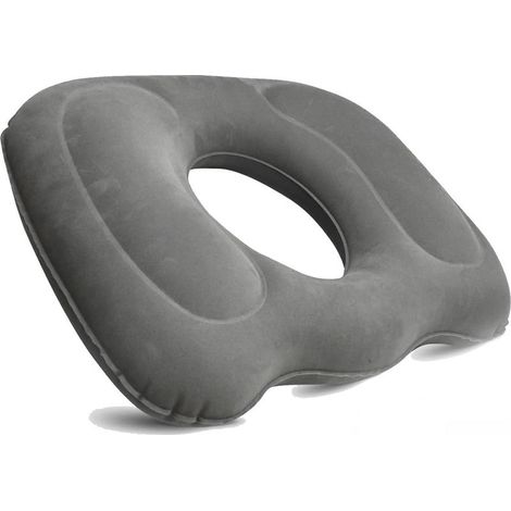 Coussin orthopédique gonflable pour hémorroïdes - Coussin d'assise gonflable - Coussin de coccyx ergonomique pour fauteuil roulant - Chaise de bureau - Anti-hémorroïdes (1/5)