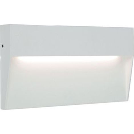 Segnapasso Rettangolare Moderno Geo Alluminio Bianco 6W Led 3000K (1/2)