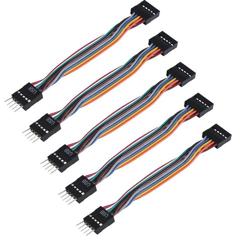 Câble adaptateur carte mère vers châssis standard, câble adaptateur USB 9 broches vers 11 broches femelle. (1/5)