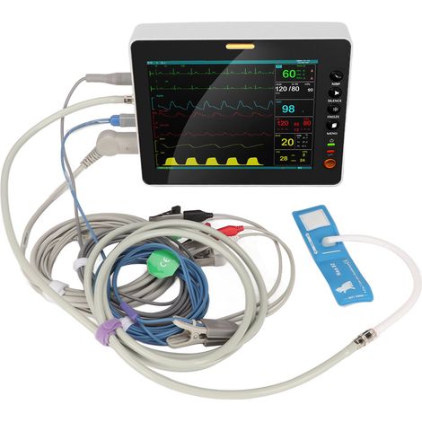 Digitales Blutdruckmessgerät für Haustiere mit 6 Messparametern und großem Display, AU 100–240 V Stecker (1/5)