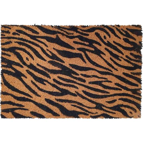 TAPIS COCO 5334 ZEBRE 40X60 ZEBRE ECRU ET NOIR BTB 102880