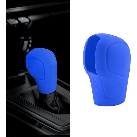 Copertura blu scuro per il pomello del cambio, accessorio protettivo per il pomello del cambio, protezione universale in silicone per il pomello del cambio automatico, compatibile con la maggior parte (1/5)