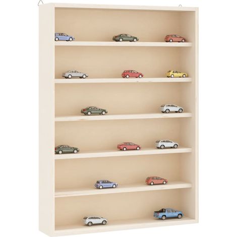 Vitrina de madera para coleccionistas con 6 estantes vidaXL (1/5)