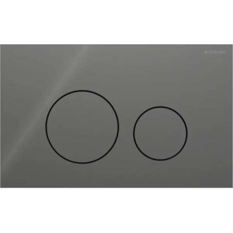 Geberit Sigma40 - Control de descarga, vidrio/lava 115.628.JK.1 (1/2)