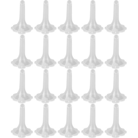 Entonnoir Miniature - Plastique Transparent Pour Huiles Essentielles Et Parfums - Lot De 20 Pièces (1/5)