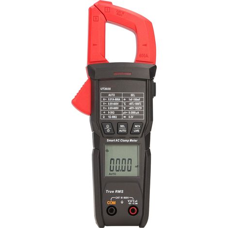 Digitales Zangenmultimeter Spannungs-, Widerstands- und Strommessgerät (AC/DC) UT202S (1/5)