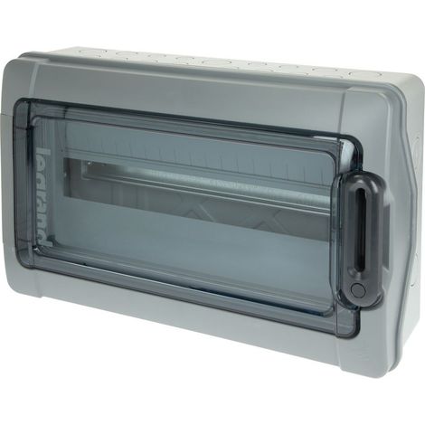 601985 Legrand Coffret Plexo3 étanche Ip65 - 1 Rangée 18 Modules - Embouts à Perforation Directe Non Montés (1/2)