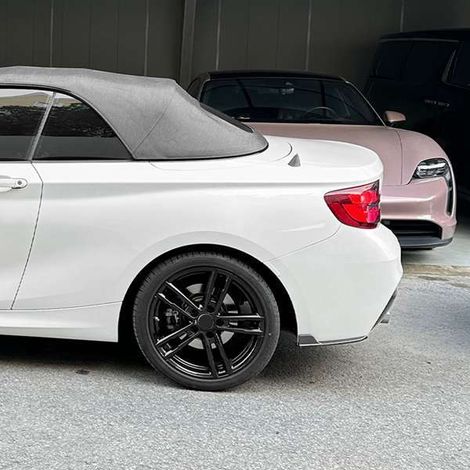 1 pair of rear bumper corner protectors suitable for 2015-2019 BMW 2 Series F22 F23 M Sport (1/4)