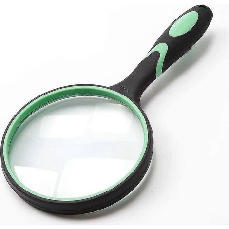 Grande loupe de lecture portative 10x pour seniors et enfants : 100 mm (4 pouces) (1/4)