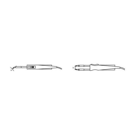 Weller WTA-4 Punta di saldatura Forma a scalpello, angolata 45° Dimensione punta 12.5 mm Contenuto 2 pz. (1/2)