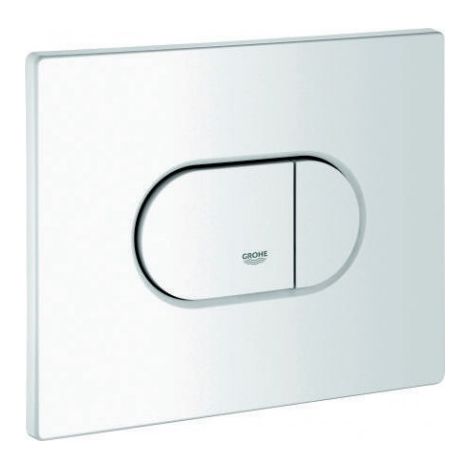 Plaque de couverture 42379 avec bouton-poussoir blanc alpin (1/2)