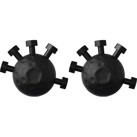 Exerceur de doigts et de main en silicone noir réglable, renforcement musculaire, rééducation, pour musiciens et grimpeurs (1/5)