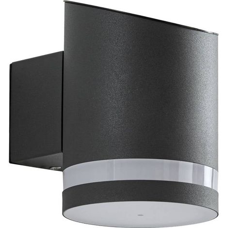 LED Solar Wall Light 'Bentlas' made of Stainless Steel